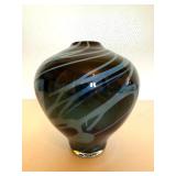 Rob Levin North Carolina Art Glass Vase