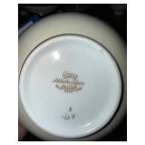 Adderley Ware England Blue & Gold Bone China Dinnerware Collection