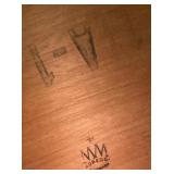 Moreddi Danish MCM Wood Square Occasional Table - 32 X 32 X 16 in
