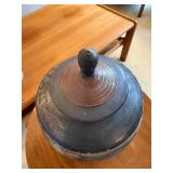Lidded Ceramic Studio Pottery Vessel made by Joe Christensen