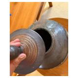 Lidded Ceramic Studio Pottery Vessel made by Joe Christensen