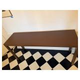 Founders Furniture Console Sofa Table Brown Wood 60x16x28.5