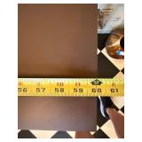 Founders Furniture Console Sofa Table Brown Wood 60x16x28.5