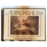 Vintage Adirondacks Framed Art Print The Arts Center Old Forge NY Don Getz Watercolor Artwork