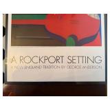 George Anderson a Rockport Setting Framed Art Print