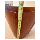 Vintage P.S. Heggen Teak Bentwood Wastebasket Norwegian Wood Carrier Basket
