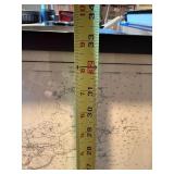 Antique 1866 Framed Massachusetts Bay Nautical Chart