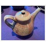 Jeff Oestreich Studio Pottery Glazed Stoneware Teapot