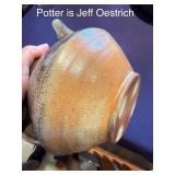 Jeff Oestreich Studio Pottery Glazed Stoneware Teapot