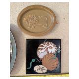 Decorative Coppercraft & Arius Tiles Plaques Mixed Lot