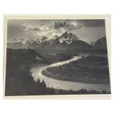 Ansel Adams The Tetons and Snake River Framed Photo Reprint