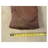 Clay Draped Figure Sculpture - 8 in W X 14 in H