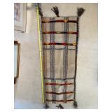 Wool Camel Saddle Blanket from Israel 1982 - 19 X 57 in