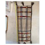 Wool Camel Saddle Blanket from Israel 1982 - 19 X 57 in