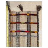 Wool Camel Saddle Blanket from Israel 1982 - 19 X 57 in