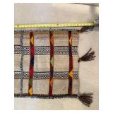 Wool Camel Saddle Blanket from Israel 1982 - 19 X 57 in