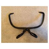 Vintage Large Black Iron Tongs for Ice blocks