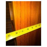 Teak Free-Standing CD Shelf Unit