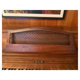 Baldwin Console Piano With Matching Wood Bench