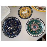 Decorative Ceramic Plate Mixed Lot (Lot of 6)
