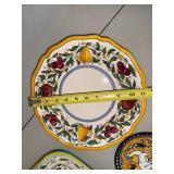 Decorative Ceramic Plate Mixed Lot (Lot of 6)