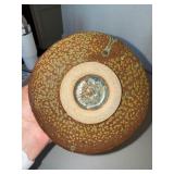Robert Briscoe Attributed Textured Glazed Ceramic Planter