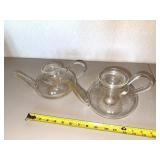 Schott Verran German Glass Teapots (Lot of 2)