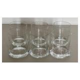 Dansk Designs France Old Fashioned Glasses Set of 6 Heavy Base