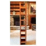Teak Free-Standing CD Shelf Unit