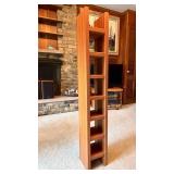 Teak Free-Standing CD Shelf Unit