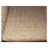 Simmons Hide-A-Bed Sofa Beige Textured Upholstery Approx 80in Wide