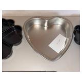 Nordic Ware Mini Scone Pan Heart Cake Pans Baking Tool Lot
