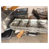 Lot of Assorted Bakeware Roasting Pan Racks Glass Dish & Cake Pans