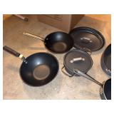 Mixed Commercial Hard Anodized Cookware Lot Calphalon All-Clad