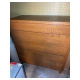 Vintage Conant Ball Solid Wood 5-Drawer Dresser Chest 38x43
