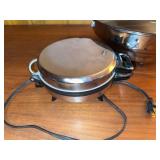 Cuisinart Electric Skillet & Heart Waffle Maker Small Appliance Lot