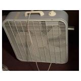 Lasko Portable Box Fan White 3-Speed Carry Handle Window Floor