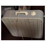 Lasko Portable Box Fan White 3-Speed Carry Handle Window Floor
