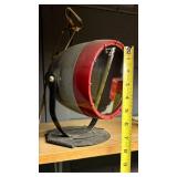 Vintage Kodak Darkroom Safelight Lamp w/ OC Filter Red Metal Housing