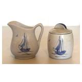 Lot of Assorted Ceramic Creamers Sugar Bowls Pitchers & Mugs