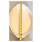 Williams Sonoma Portuguese Pottery Olive Oval Baker Serving Dish