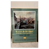 Framed Emile A Gruppe 1997 North Shore Arts Association Poster