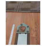 Lot of Rustic Wall Decor Mirror & Twig Wreath Country Folk Art