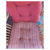 6-Piece Rattan Sunroom Patio Set Loveseat Chairs Tables Magazine Rack