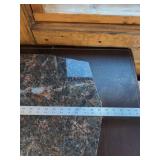 Polished Granite Stone Slab Brown Black Speckled Approx 29x20