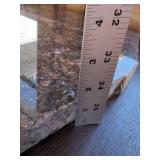 Polished Granite Stone Slab Brown Black Speckled Approx 29x20