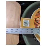 WearEver AirBake Pizza Pan & Wooden Pizza Peel Set 15.5in