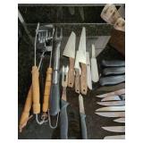 Mixed Kitchen Cutlery Lot Ginsu Old Homestead Chicago Cutlery Knives