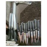 Mixed Kitchen Cutlery Lot Ginsu Old Homestead Chicago Cutlery Knives