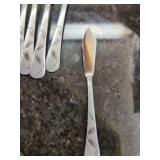 Cambridge Stainless Flatware Mixed Lot with Serving Pieces & Knives